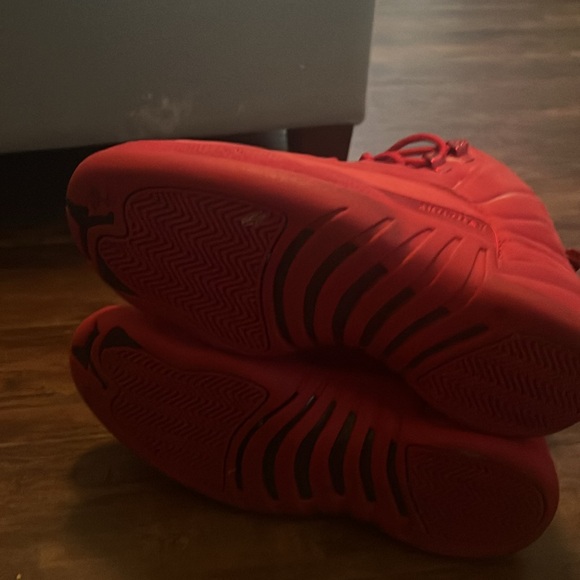Men’s Air Jordan 12 Retro Gym Red Preowned Sz 8 - Picture 7 of 10